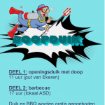 Openingsduik & doopduik 30/04/2017 : schrijf je nu in!