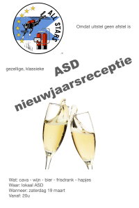 (Uitgestelde) Nieuwjaarsreceptie ASD 2022 @ Lokaal ASD - lokaal 12